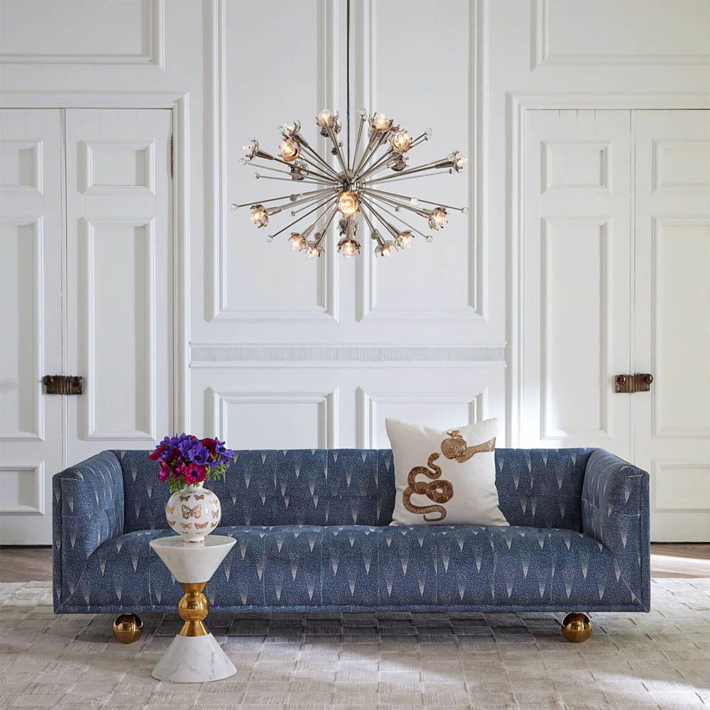 Jonathan Adler Claridge Sofa Vapor Velvet Jonathan Adler Sofas