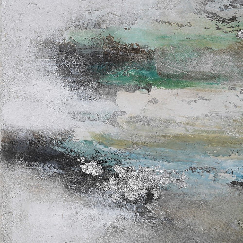 Atmospheric mixed media canvas