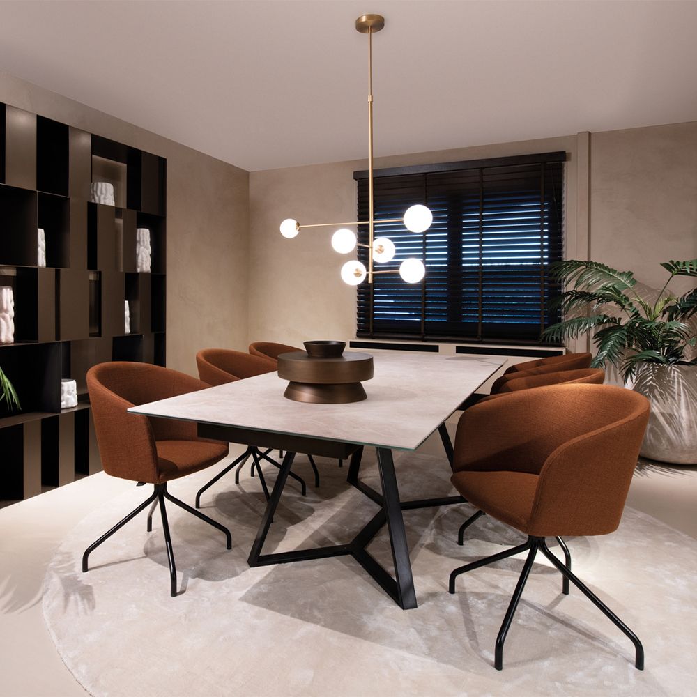 Dome swivel top chair