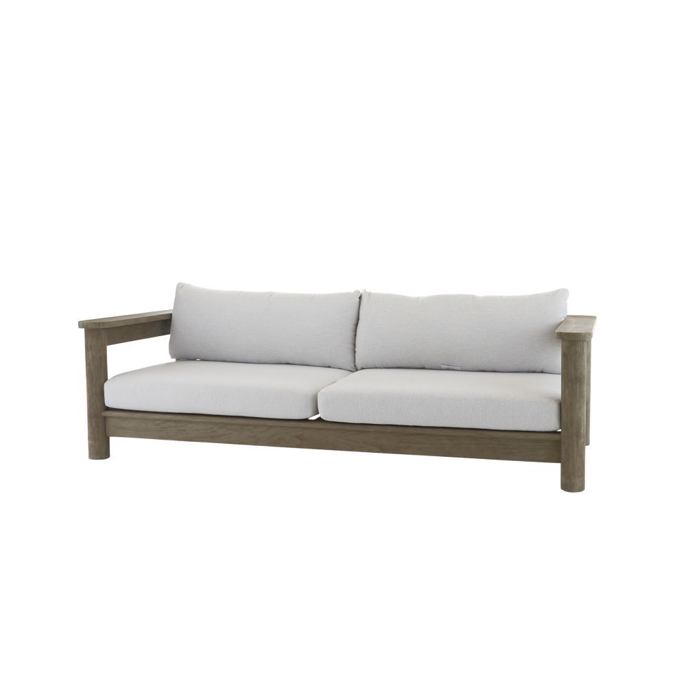 Elevate your outdoor space with the Caldwell Outdoor Sofa in Porpoise Boucle. Stylish, durable, and comfortable for any gathering. Relax in luxury!
