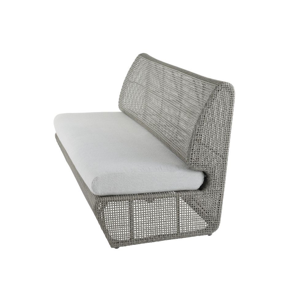 Elevate your outdoor space with the Dupont Outdoor Sofa in Porpoise Bouclé. Stylish, comfortable, and weather-resistant for ultimate relaxation.