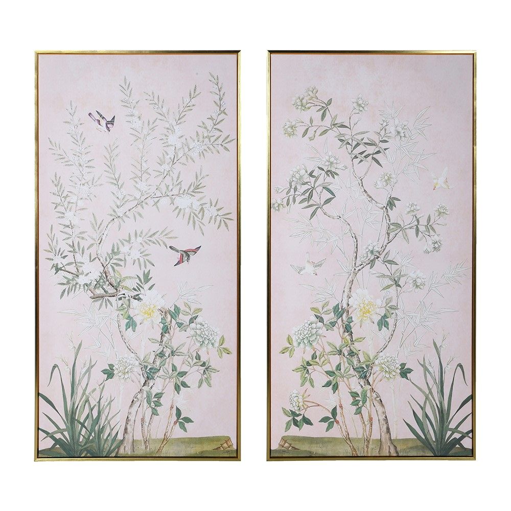 Set of 2 floral prints