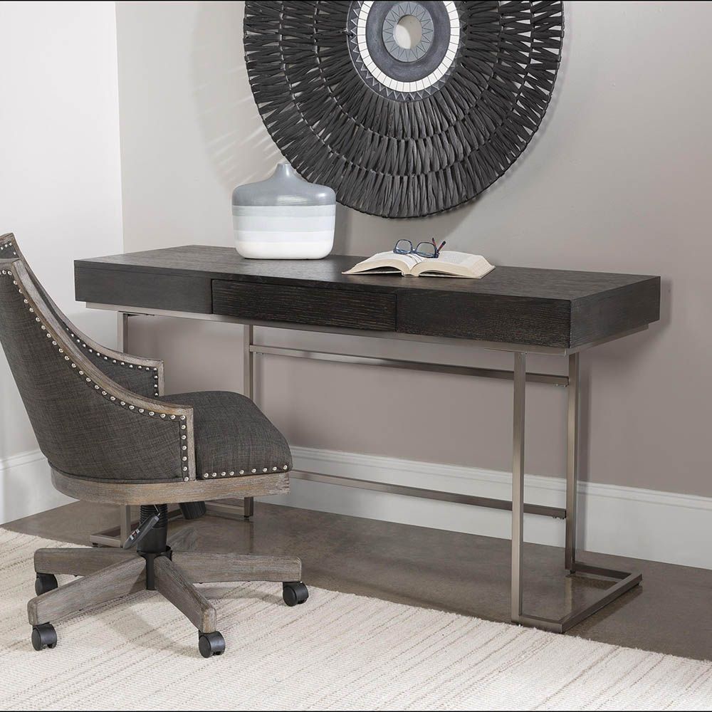 Grey cheap shagreen desk