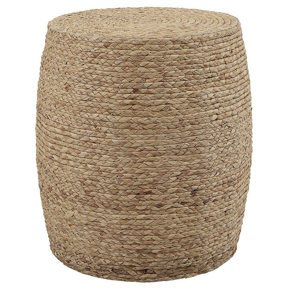  Natural rattan style, weave-wrapped stool 