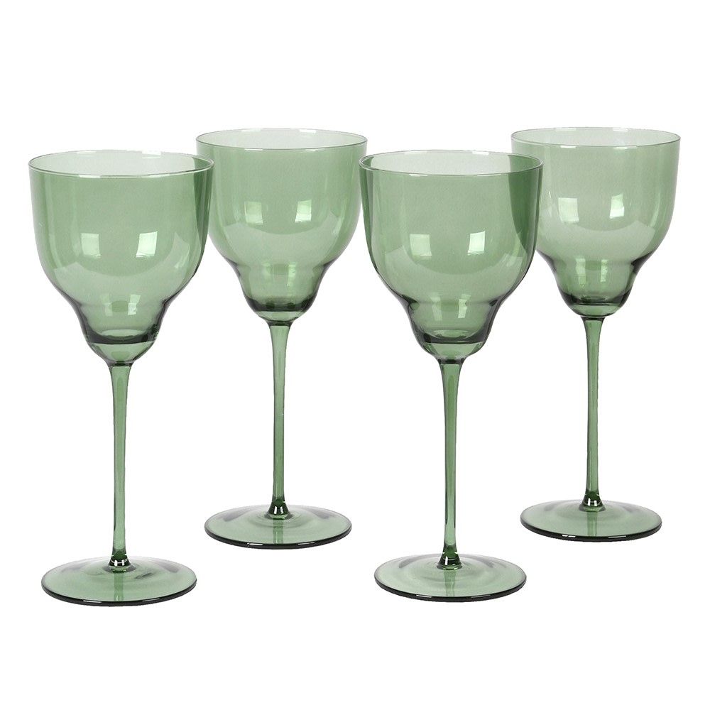 Galilea Green Gin Glasses - Set of 4