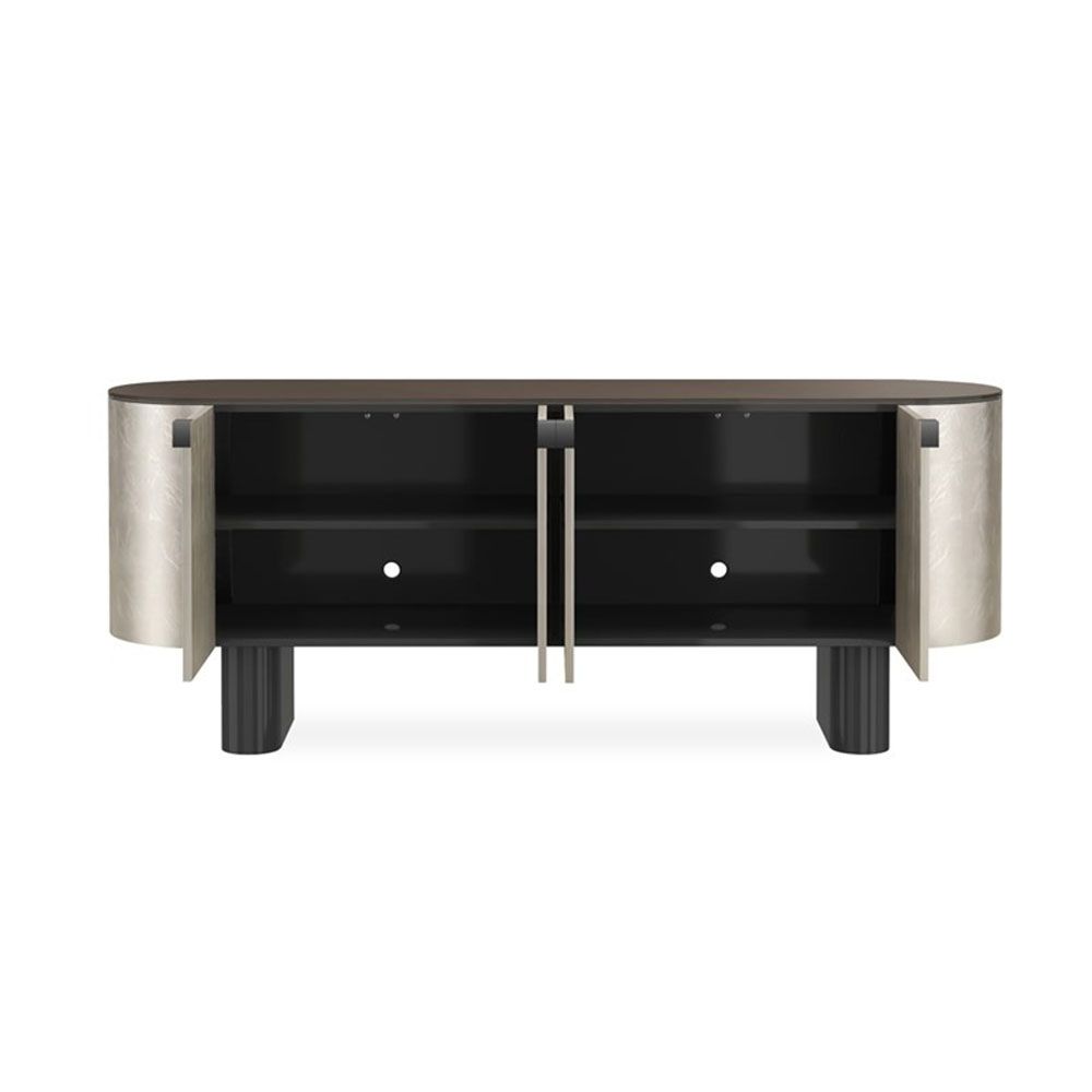 Discover the elegant Gustav Media Cabinet by Caracole, featuring sleek design and ample storage for a stylish, organized entertainment space.