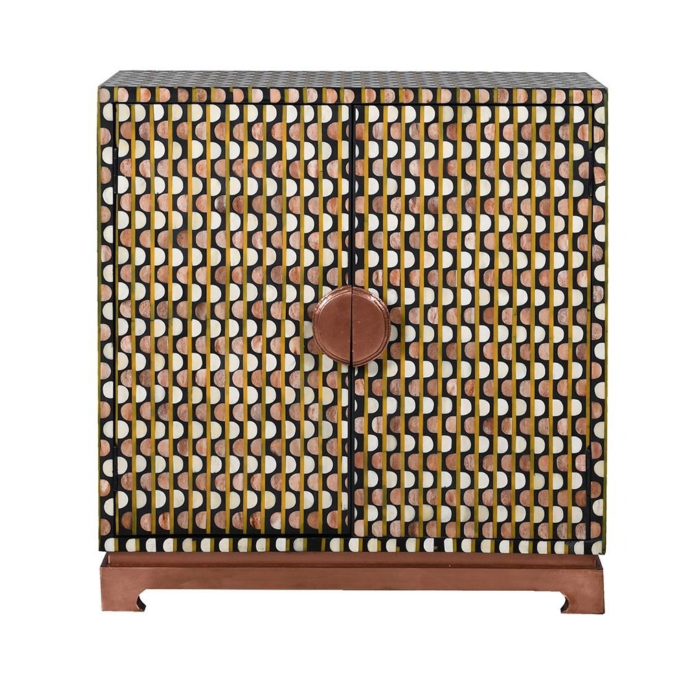 Crescent Inlay Cabinet
