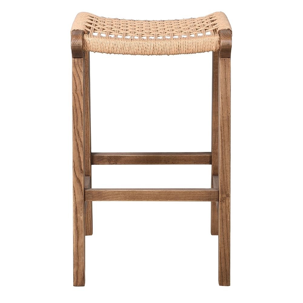 Tall Rustic Woven Stool