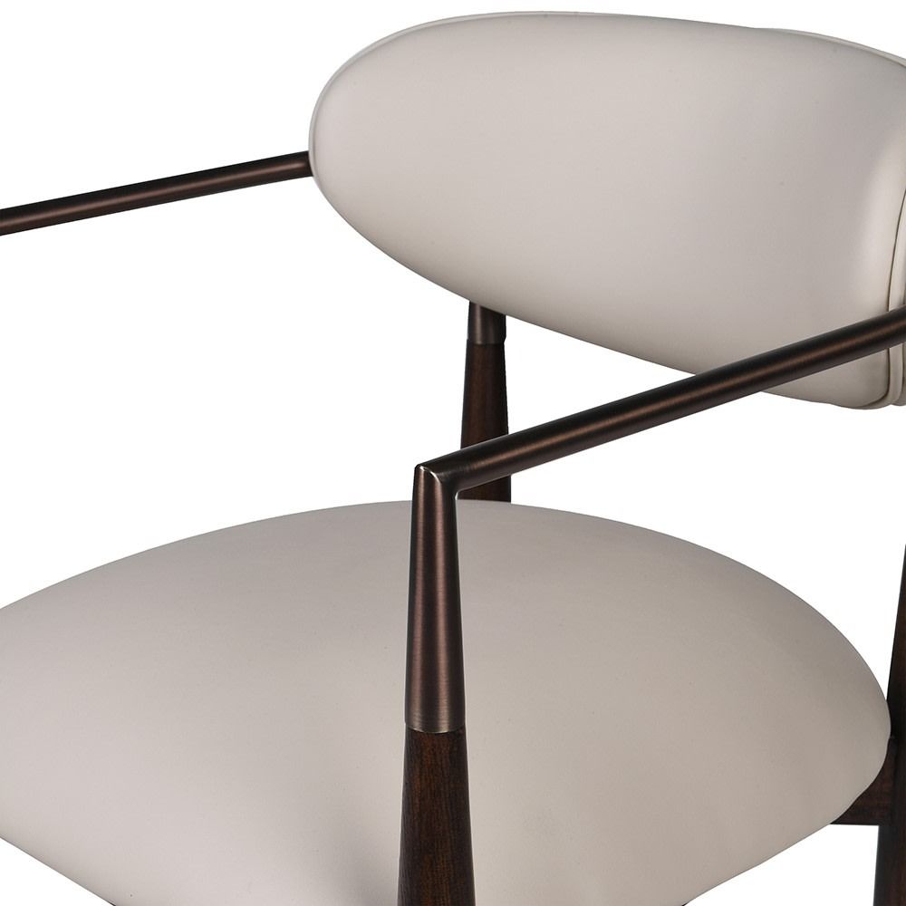 Vinnie Leather Bar Stool