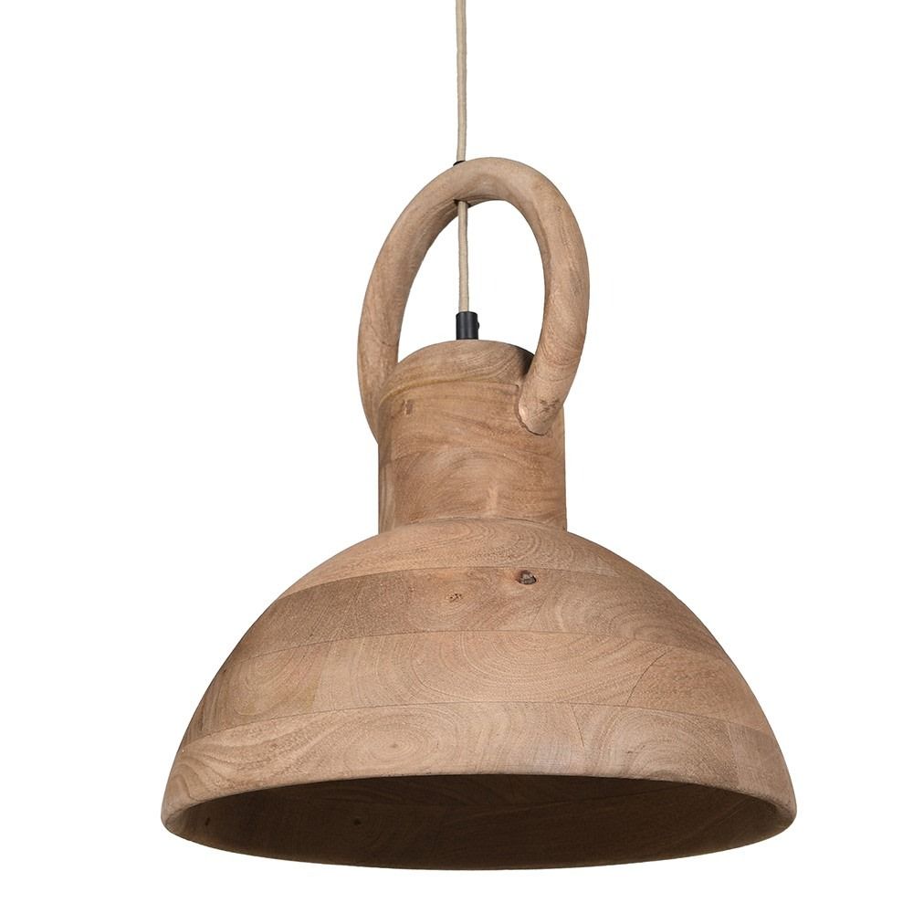 Natural Wood Pendant Light