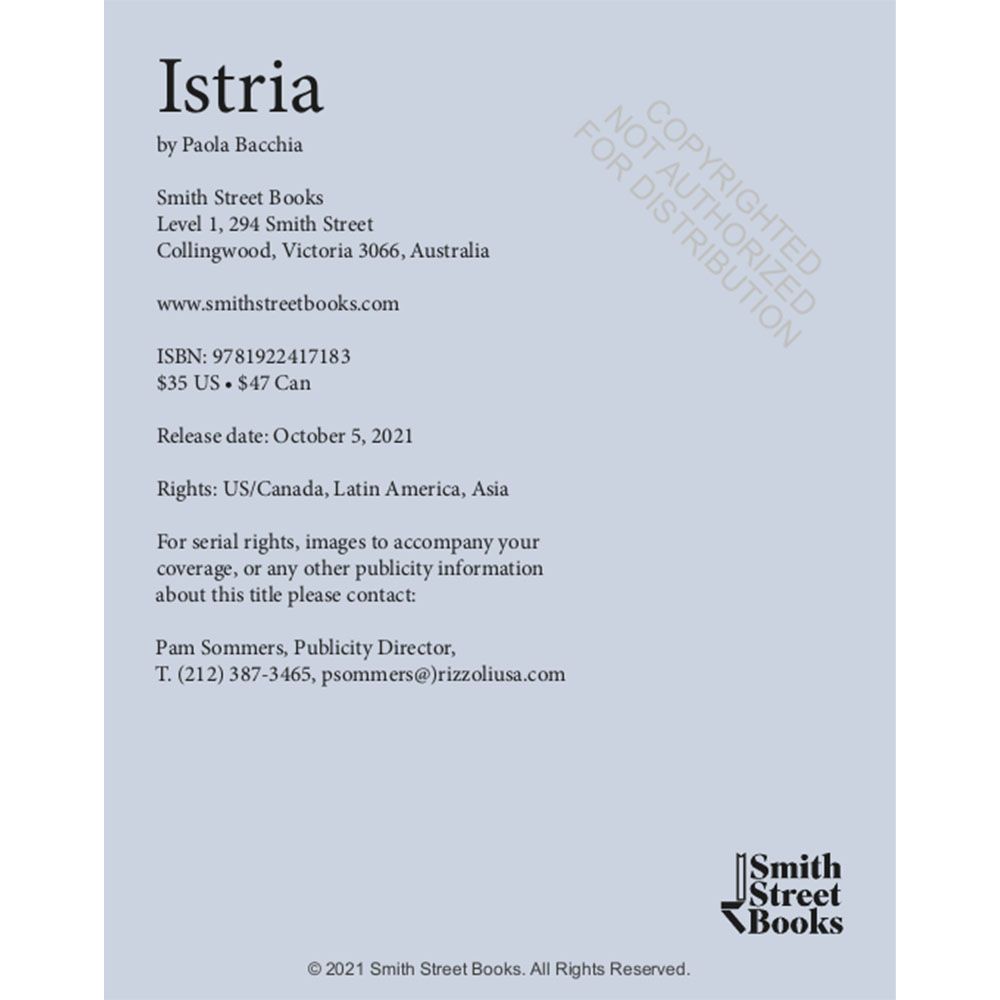Istria: Recipes and stories from the hidden heart of Italy, Slovenia and Croatia