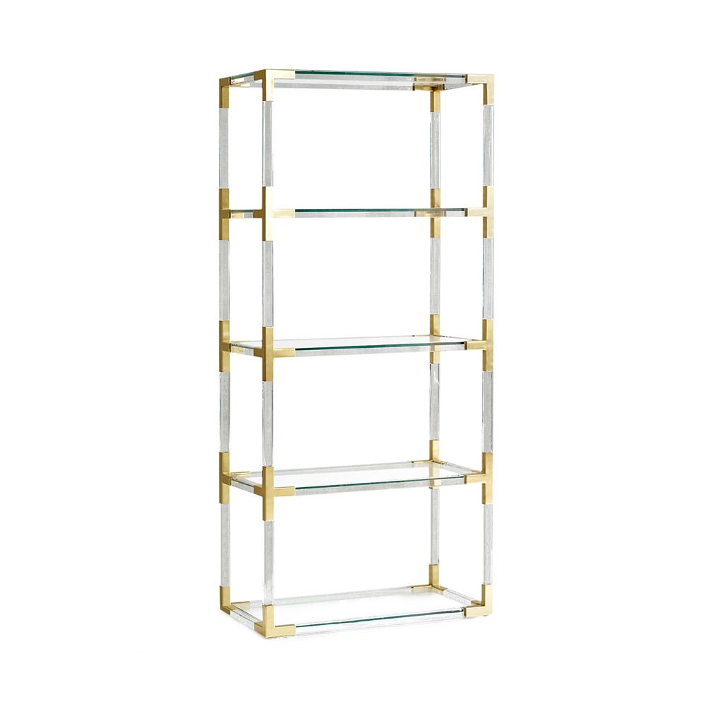 Clearance Jacques Etagere - Brass