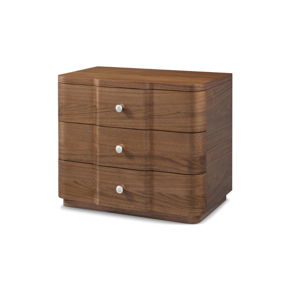 Coronet Walnut Bedside Table