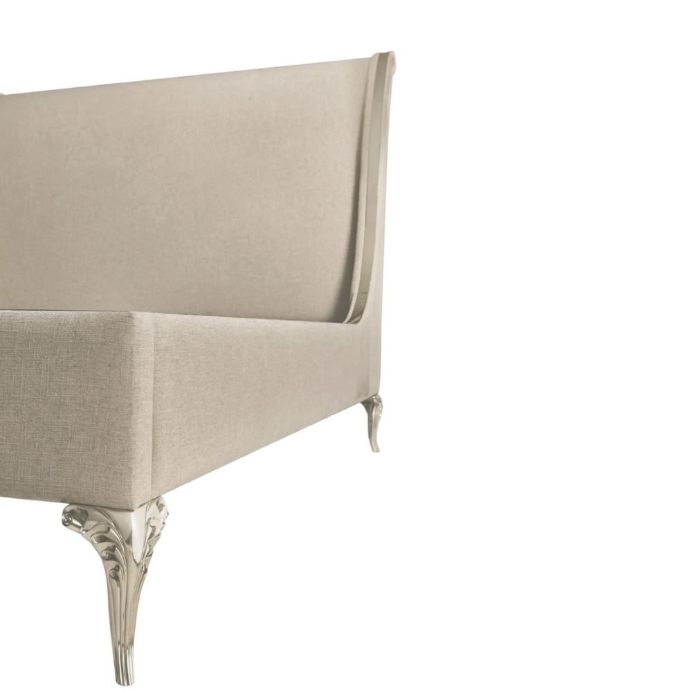 Parisian Super King Bed - Linen