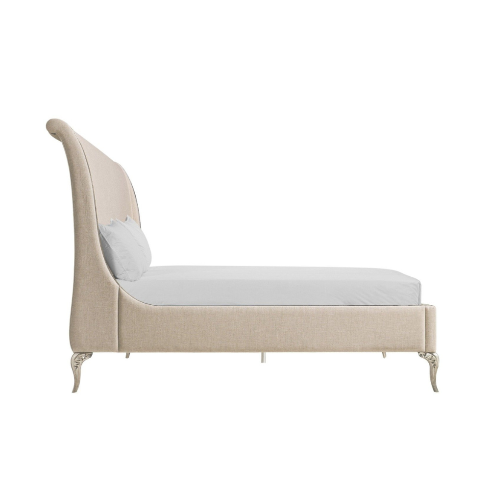 Parisian Super King Bed - Linen