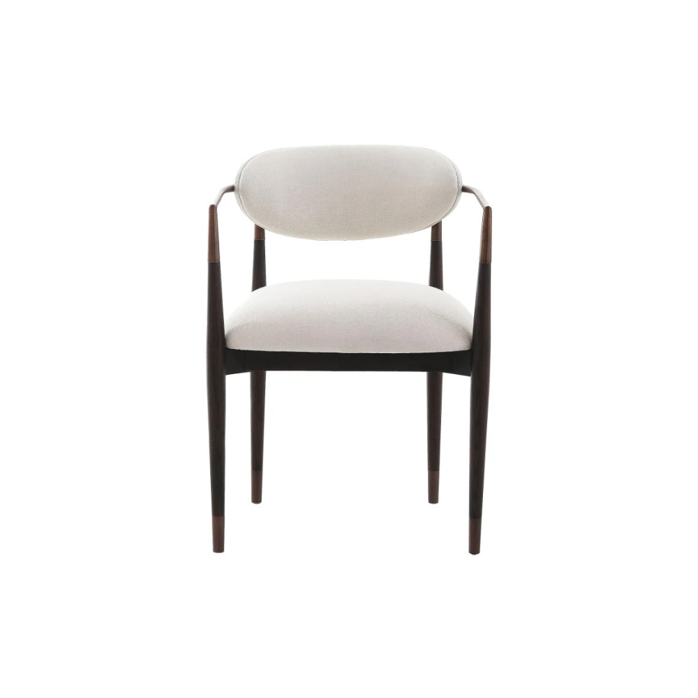 Soho Dining Chair - Walnut & Bronze