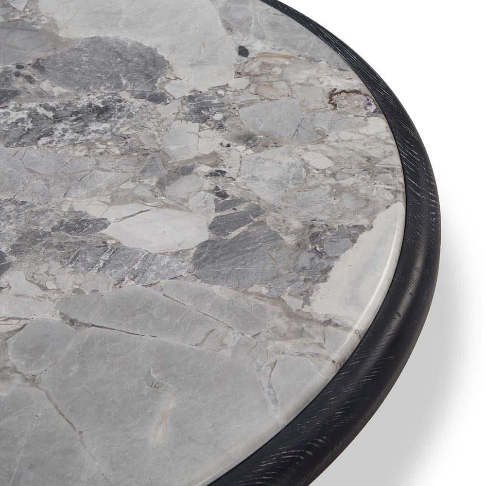 Herman Side Table - Oreo Grey/Ebony
