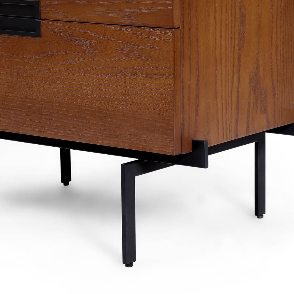 Palau Bedside Table - Classic Brown