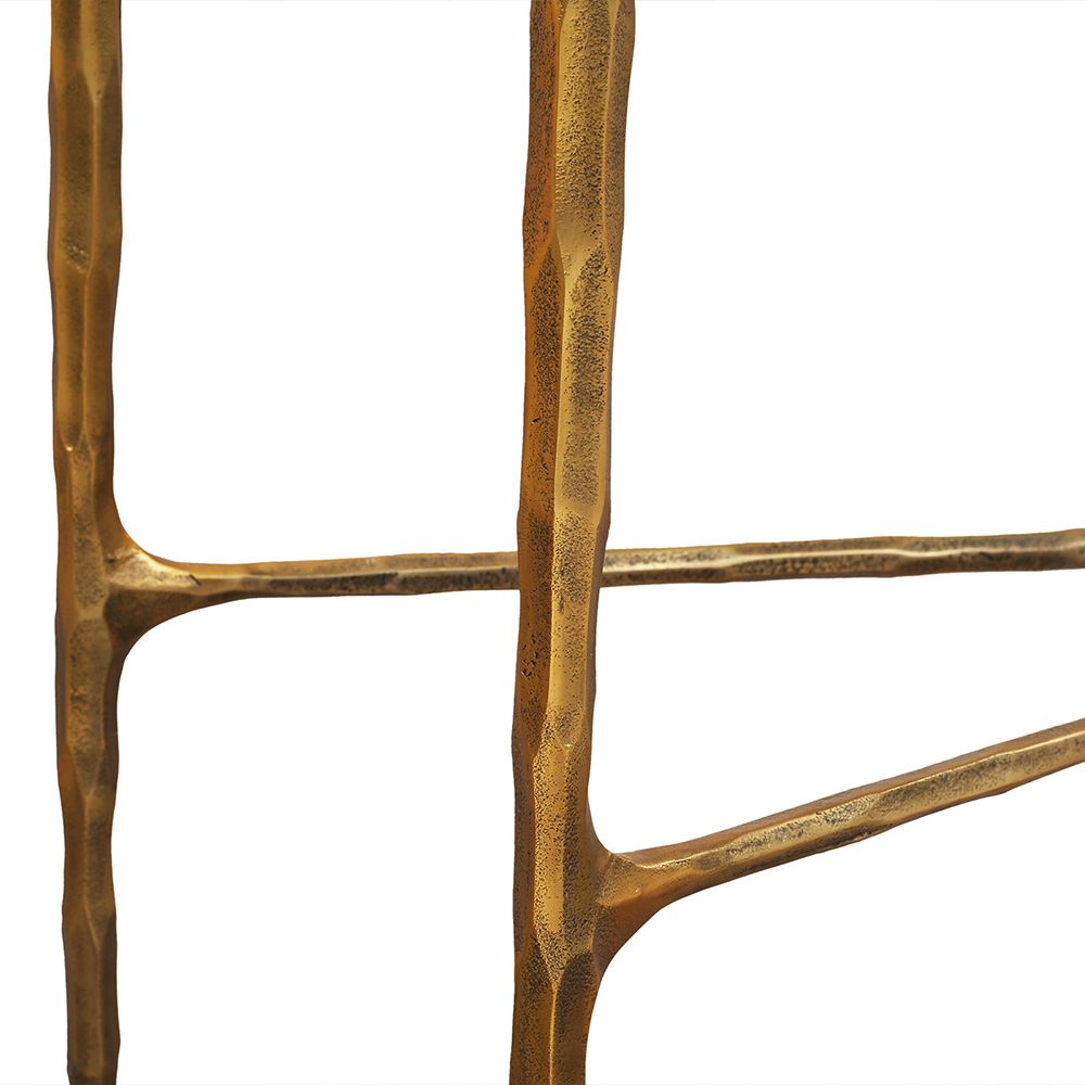 Cobra Console Table - Antique Brass
