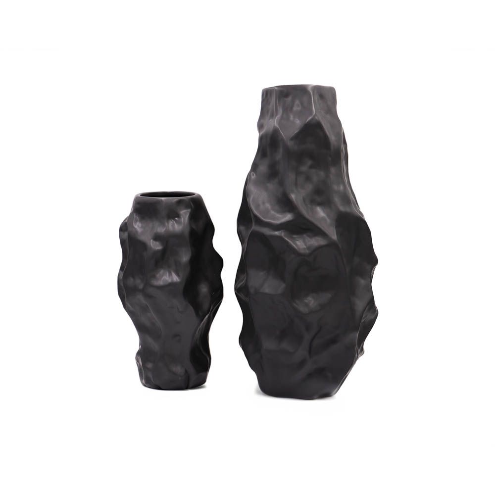 Adur Ceramic Vase - Large - Black