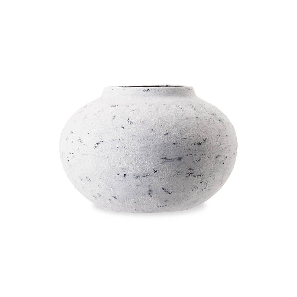 Testa Ceramic Sculpture - White/Black