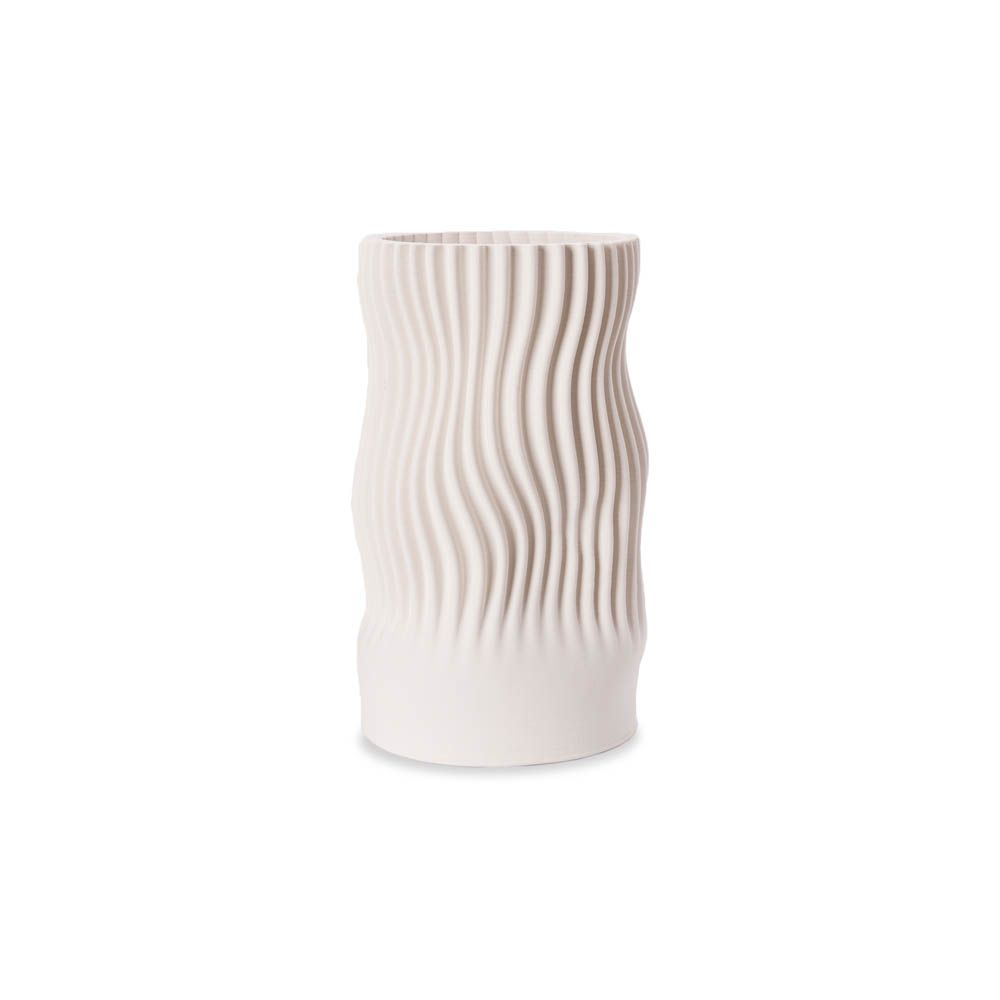 Imera Ceramic Vase - White