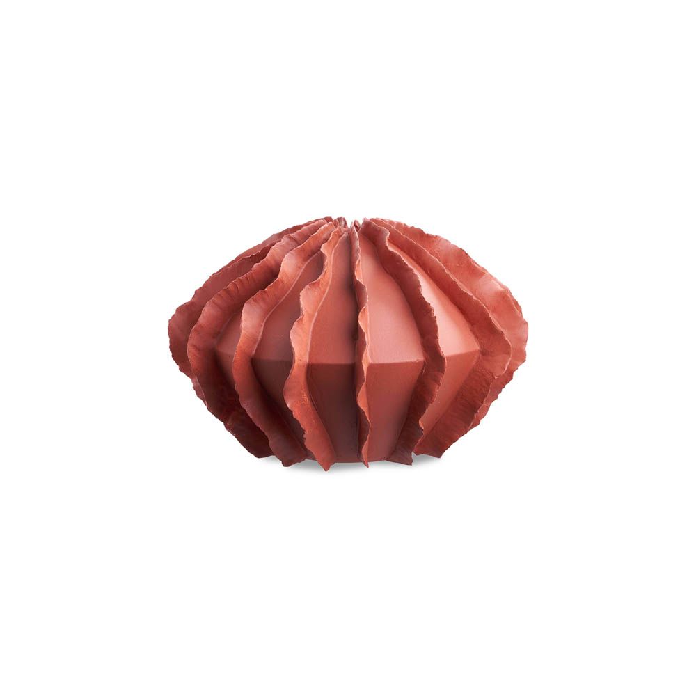 Coralli Ceramic Vase - Vermilion