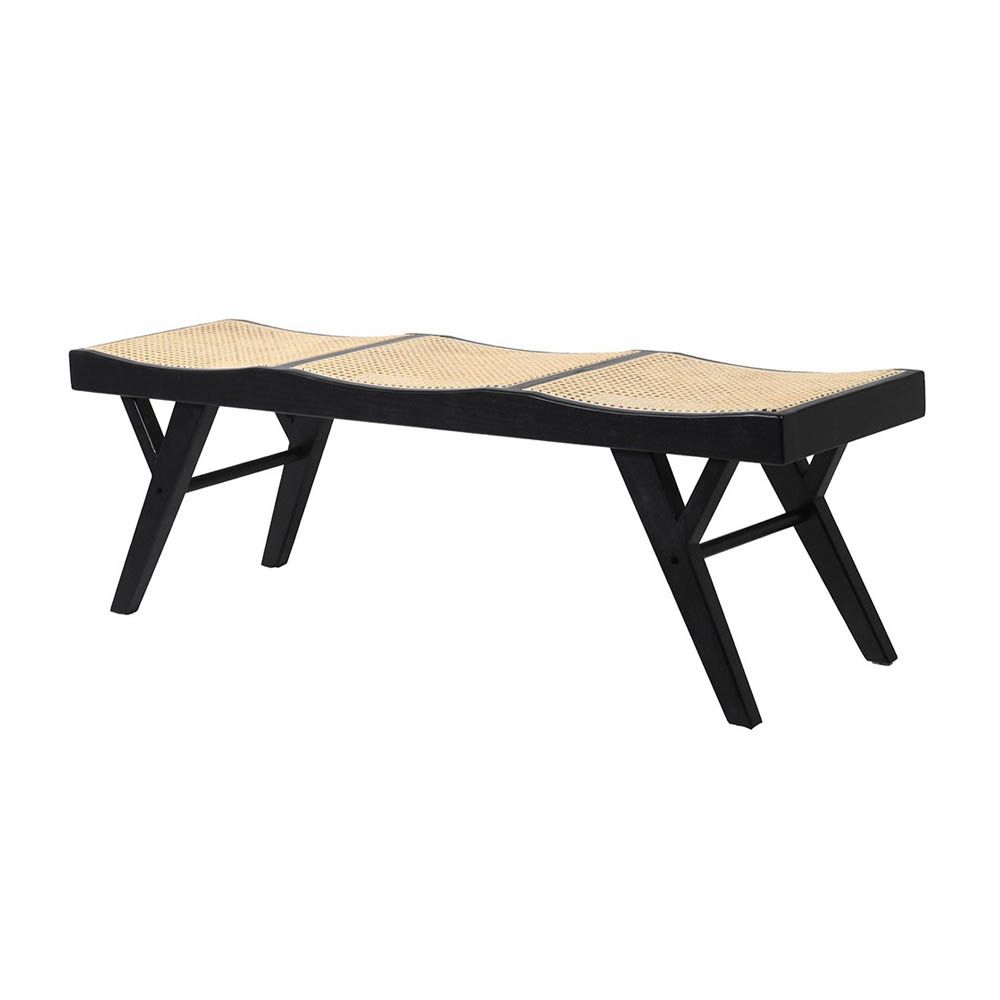 End of bed shop rattan bench