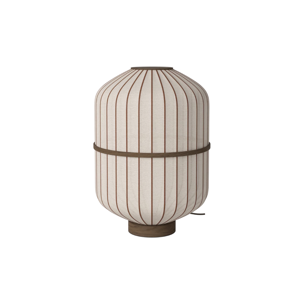 Lucén Floor Lamp - Cylinder - Dark Oiled Oak