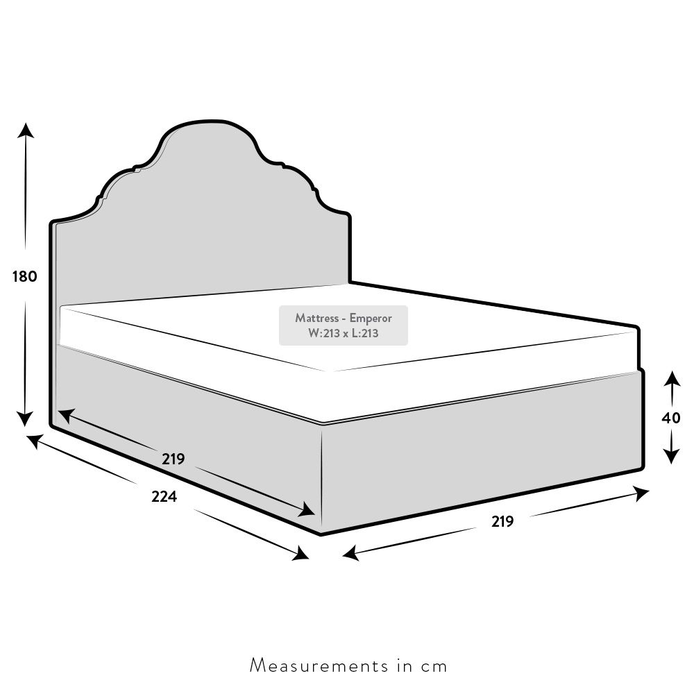 Lucie Lou Emperor Bed