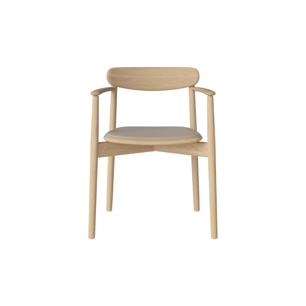 Merge Dining Chair - Upholstered - Leather Sand