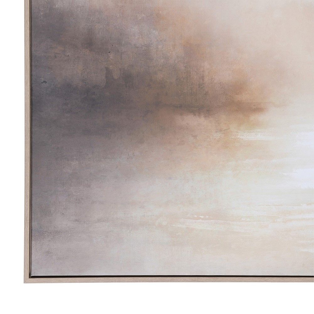 Misty morning haze canvas
