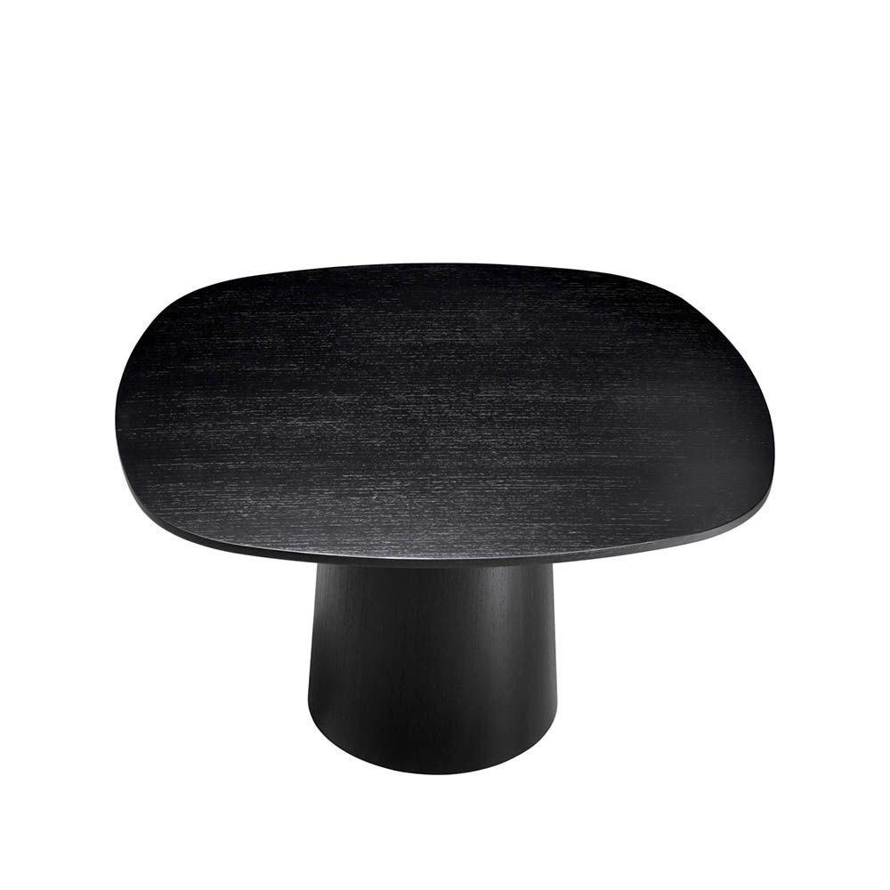 black round dining table