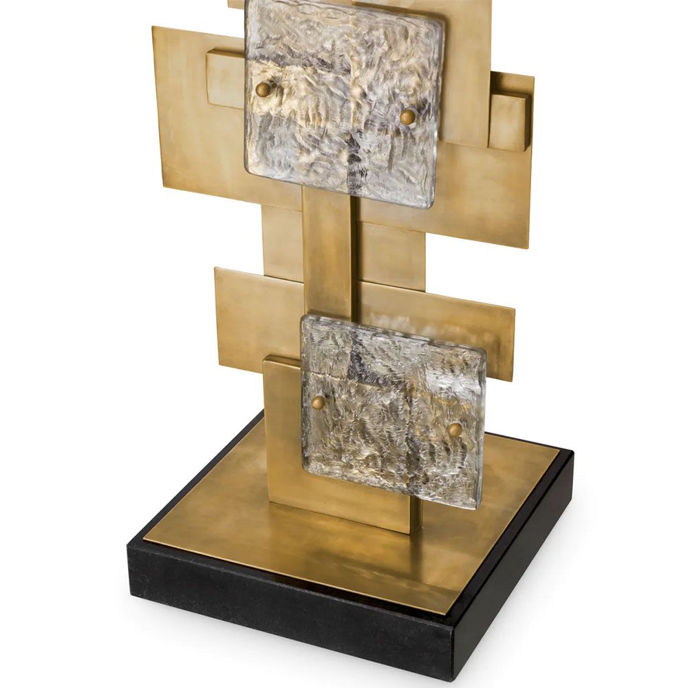 Ornate brass finish floor lamp