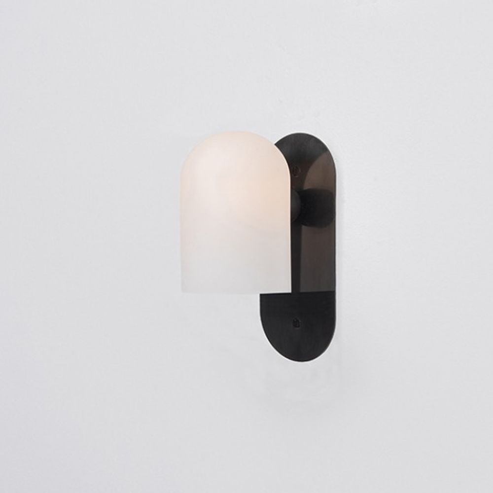 Small black wall sales sconce