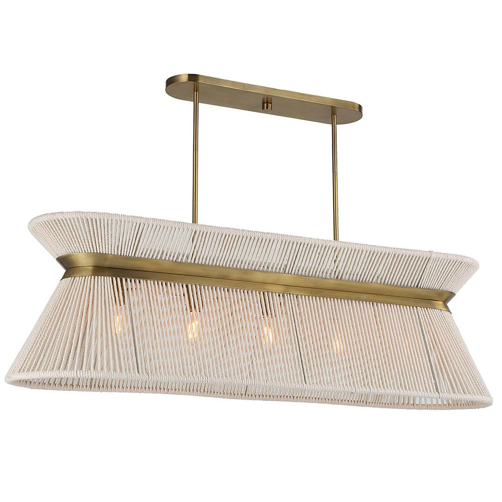 Oblong shop pendant light