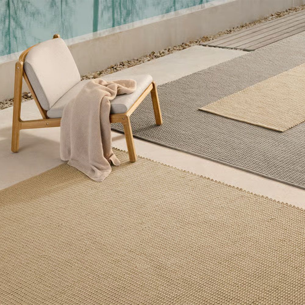 Repete Outdoor Rug - Square - Sand - 250 x 250 cm