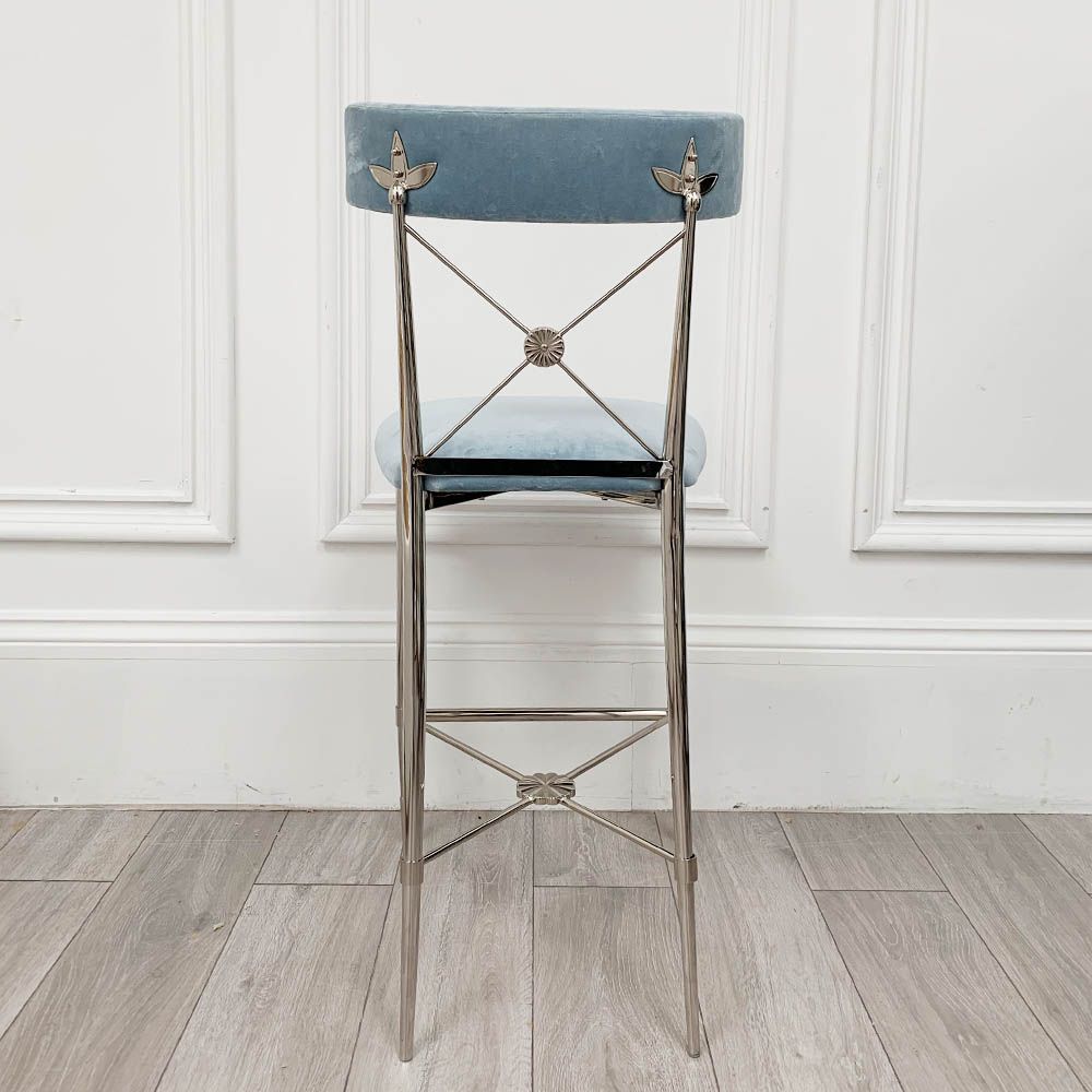 Clearance Jonathan Adler Rider Counter Stool Rialto Sky Outlet