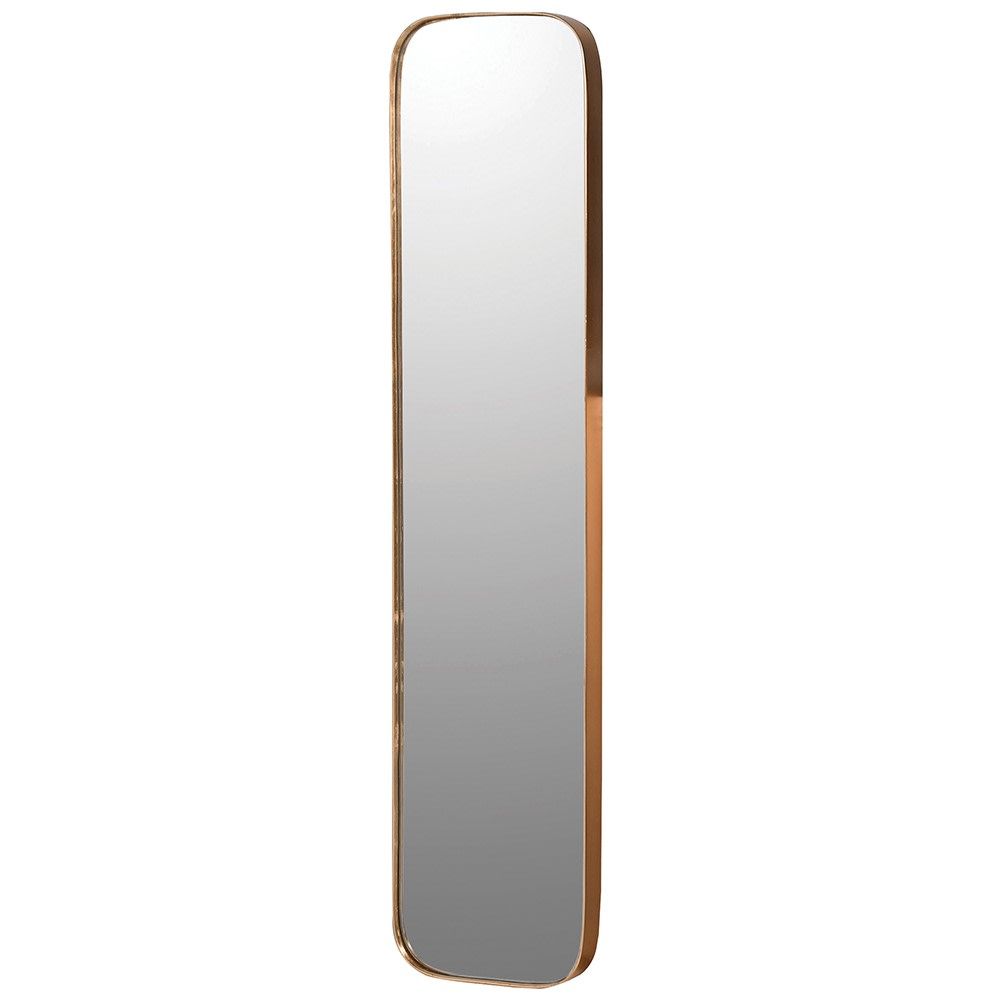 Rounded Edge Mirror Gold Sweetpea & Willow