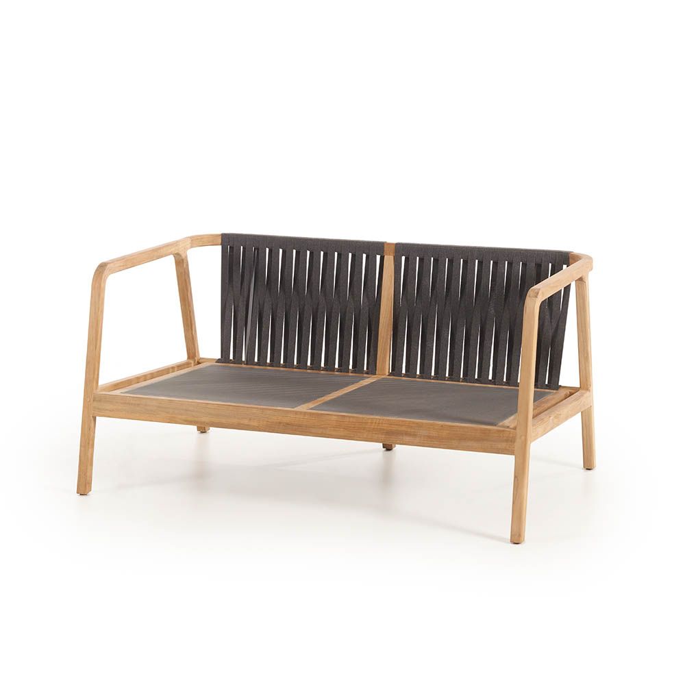 A luxury love seat from Skyline Design with beautiful bespoke cushions