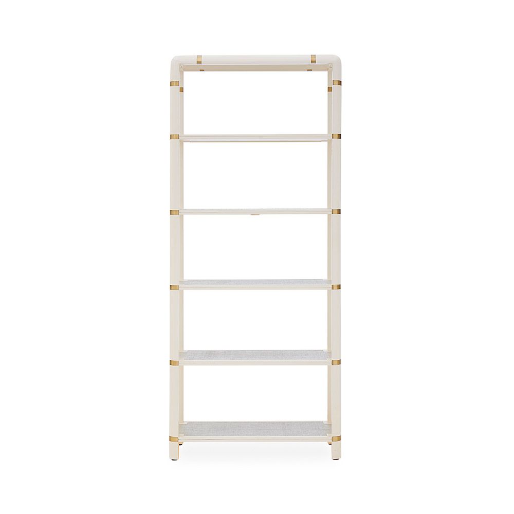 Jonathan Adler Jacques Acrylic & Brass Etagere