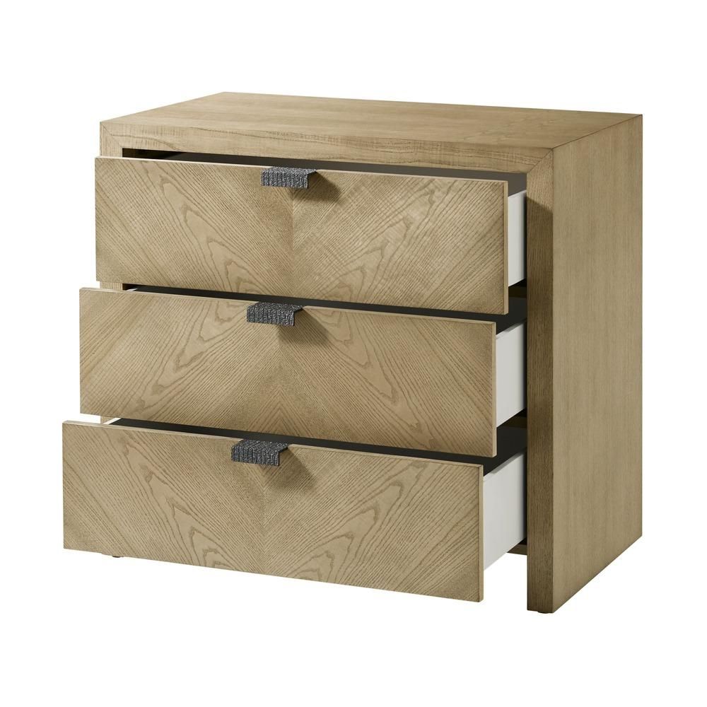 Catalina Three Drawer Bedside Table