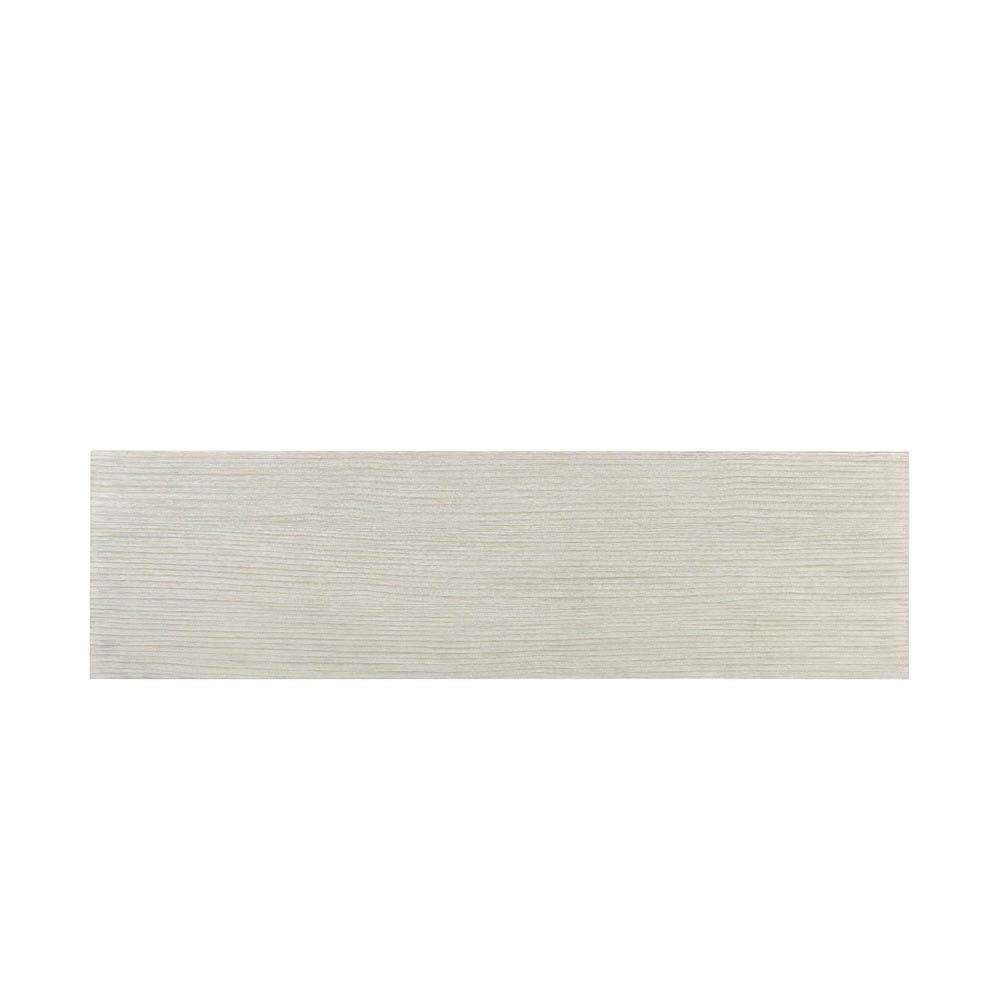 Elegant white washed sideboard with four doors and hammered bronze handles