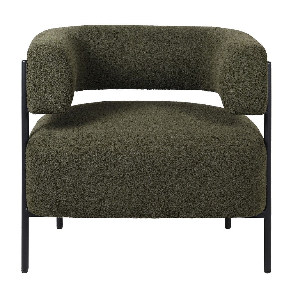 Beautiful green upholstered armchair