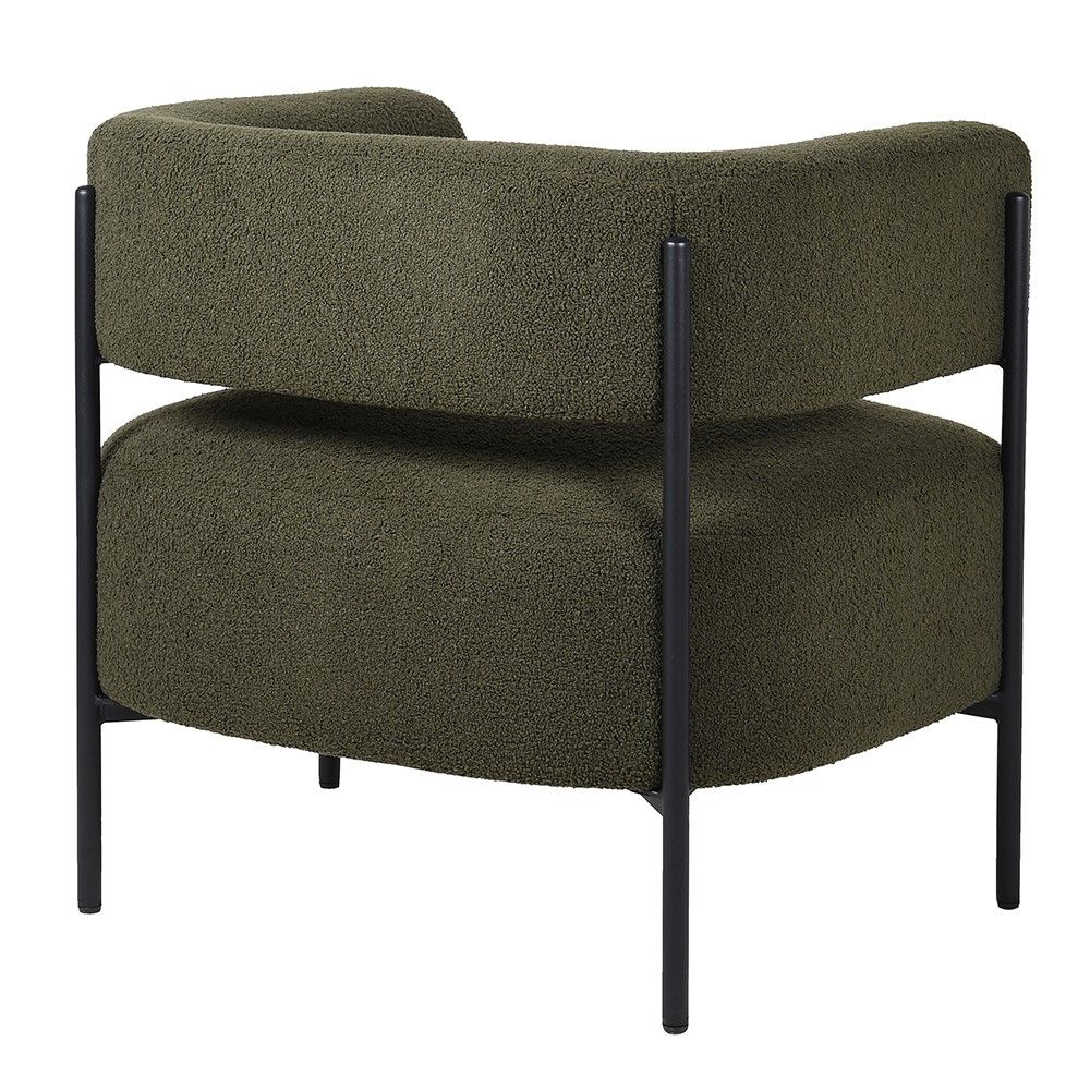 Beautiful green upholstered armchair