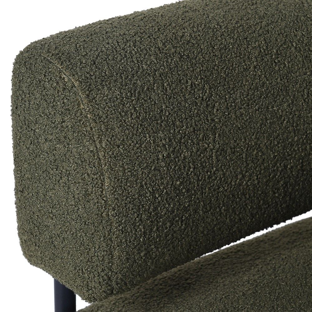 Beautiful green upholstered armchair