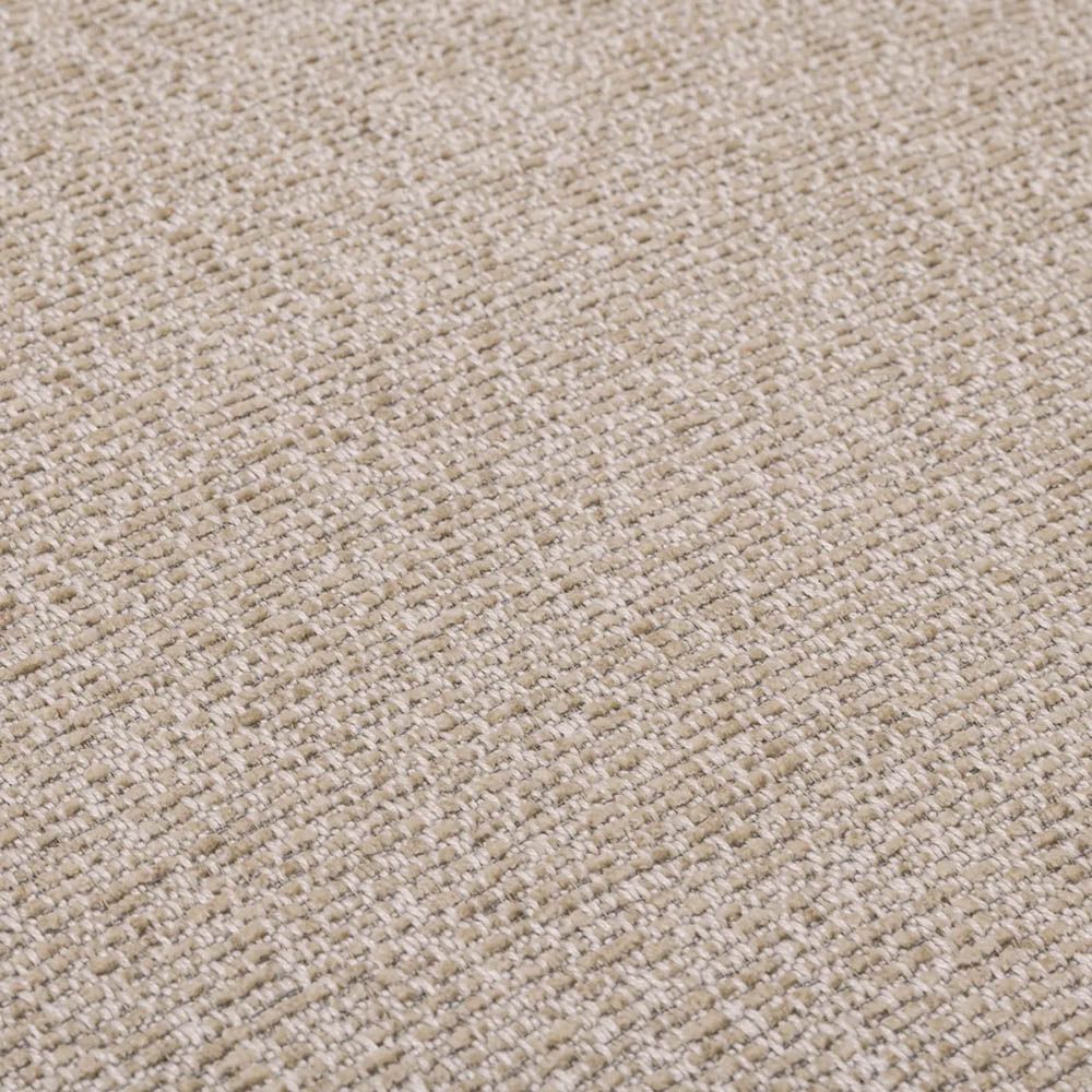 Cream sofa with twill detail surrounding the bottom