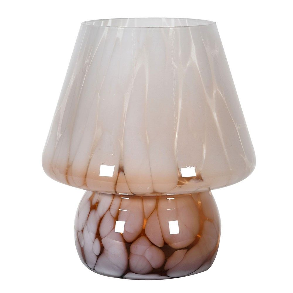 Lamp shaped store candle holder