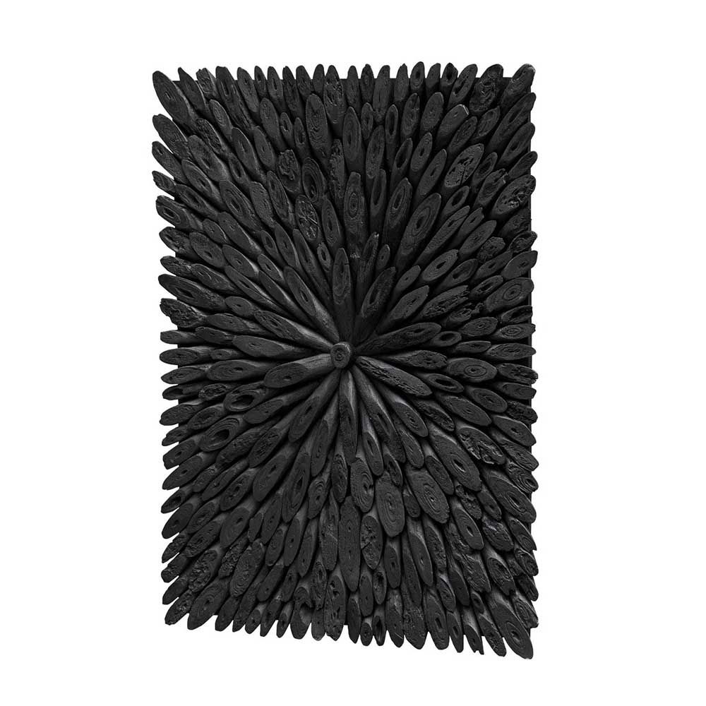 Beautiful bursting black wall art