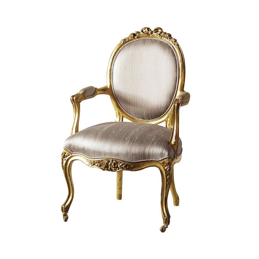 Gold Gilt Ribbon Armchair Seating Sweetpea & Willow